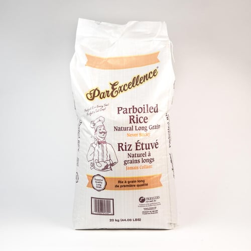 Riz étuvé naturel à grains longs 40 kg