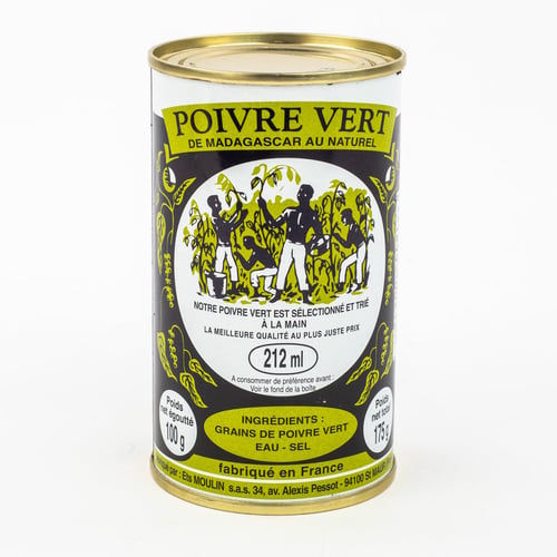 Poivre vert de Madagascar au naturel 100 g
