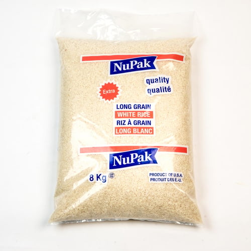 Riz à grain long blanc 8 kg