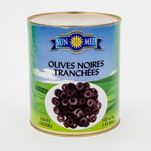 Olive noire tranchée 2,84 L