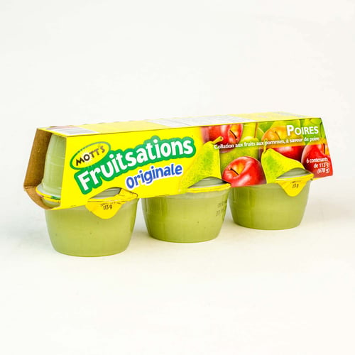 Purée pommes poires x6