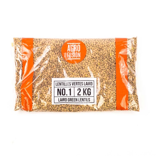 Lentilles vertes laird 2 kg