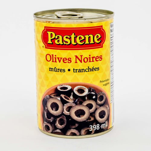 Olives noires tranchées 398 ml