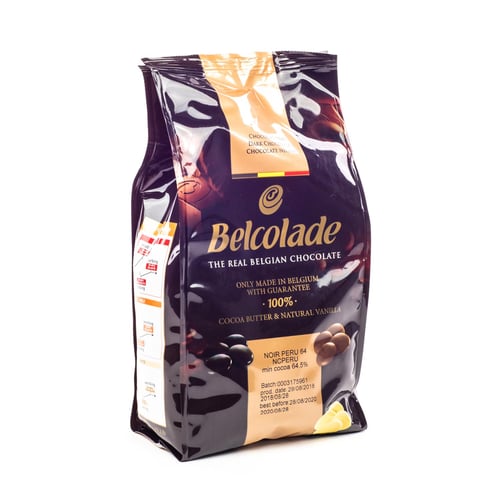 Chocolat du Pérou 64% en pastilles&nbsp; 1 kg