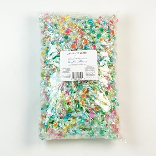 Bonbon mini fruit nacré 2 kg