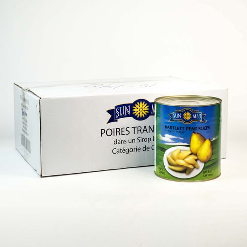 Poires bartlett tranchée 2,84 L