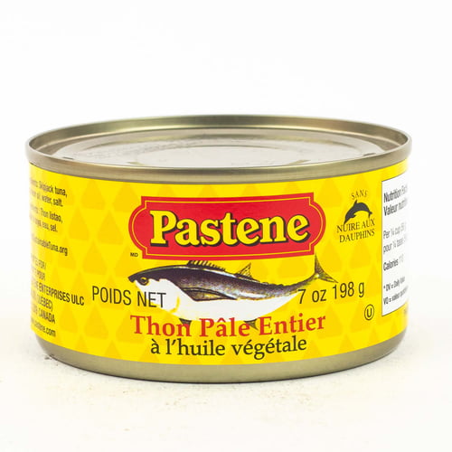 Thon pâle entier à l'huile végétale 198 g