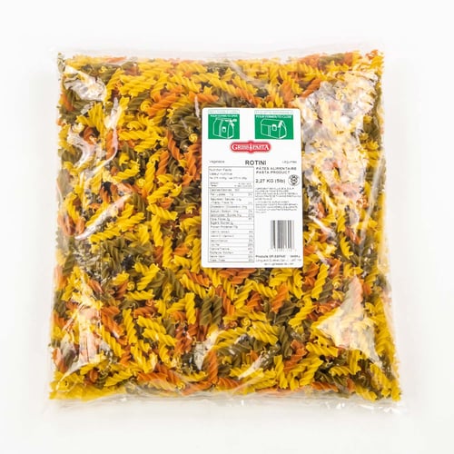 Pâtes rotini aux légumes 5 lb
