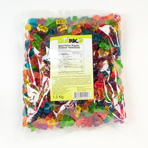 Ourson en gelée multicolore 1,5 kg