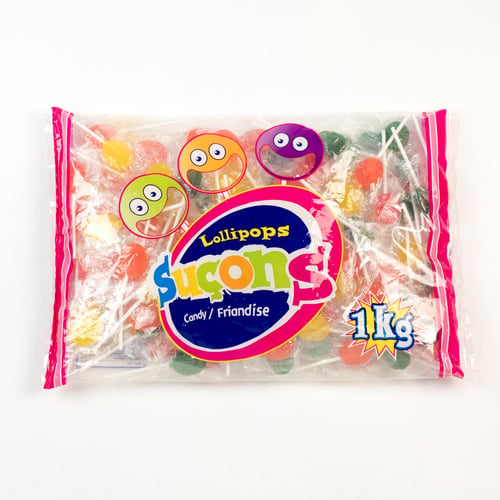 Bonbon suçon assorti 1 kg