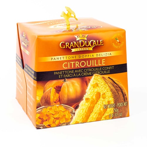 Panettone crème et citrouille confite 750 g