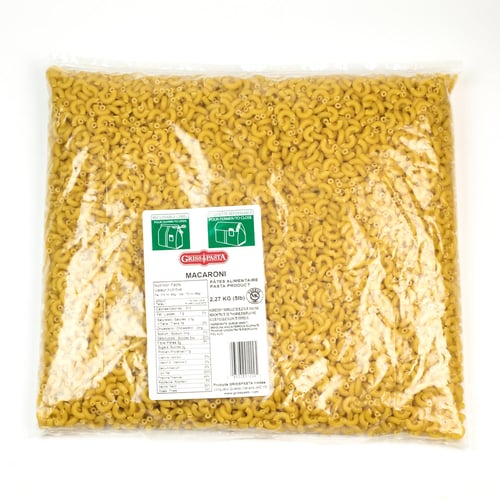 Pâtes macaroni coupées 5 lb