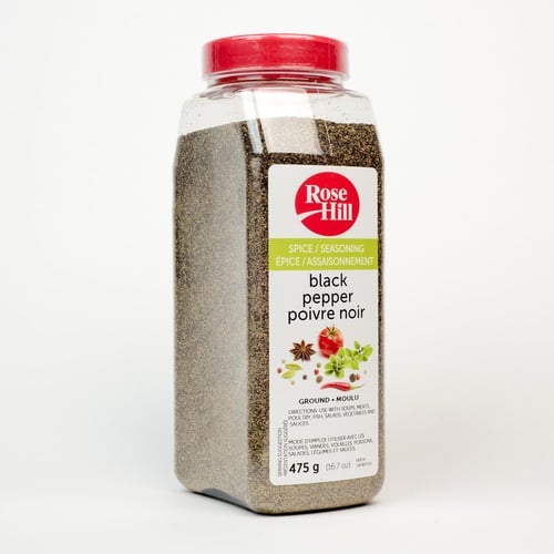 Poivre noir moulu 475 g