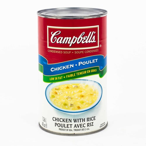 Soupe de poulet et riz 1,36 L