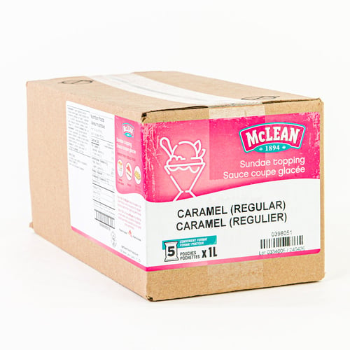 Sauce coupe glacée caramel&nbsp; 5 x 1 L