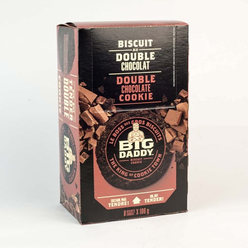 Biscuits double chocolat 8 x 100 g