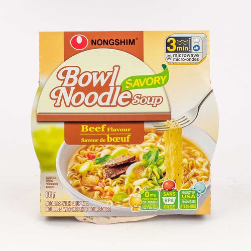 Nouilles instantanées&nbsp; saveur bœuf