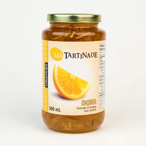 Tartinade d'orange avec pectine 500 ml