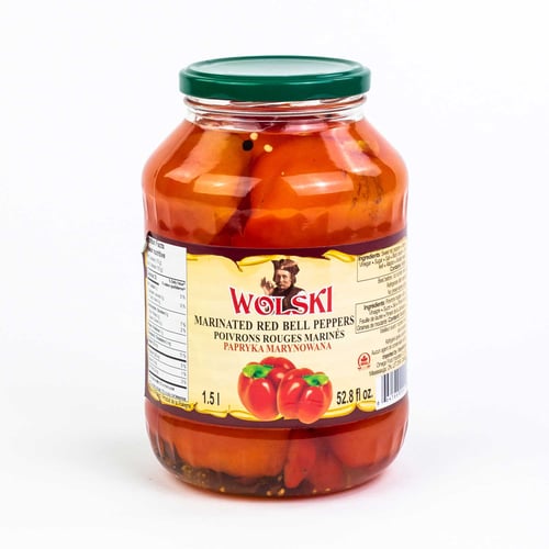 Poivrons rouges dans de la saumure 1,5 L