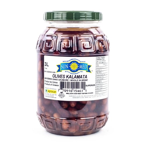Olives kalamata entières 3 L