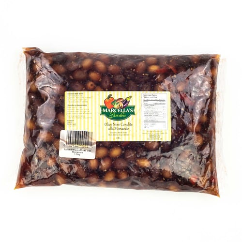 Olives noires assaisonnées 1,5 kg