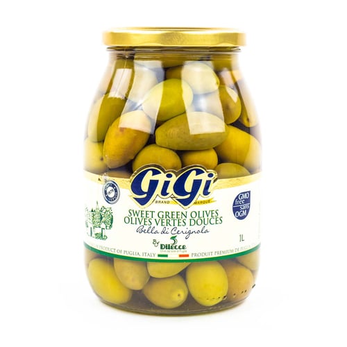 Olives vertes douces cerignola 1 L