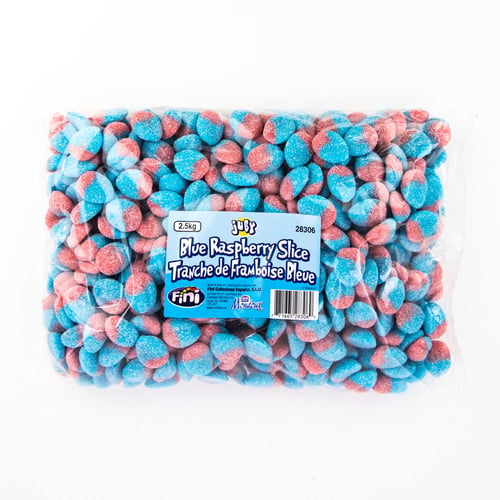 Bonbons tranches de framboises bleues 2,5 kg