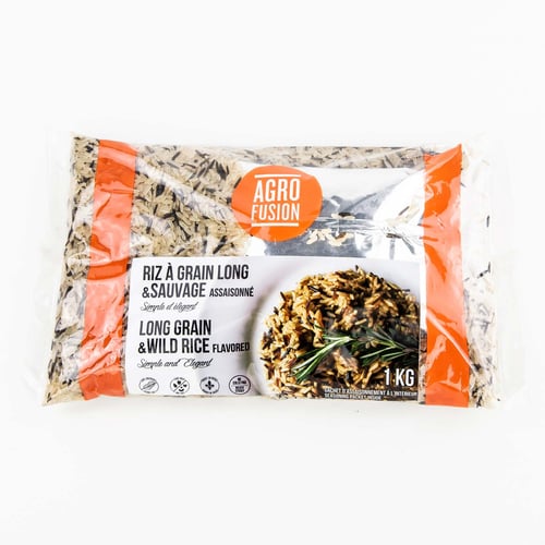 Riz grain long sauvage assaisonné 1 kg
