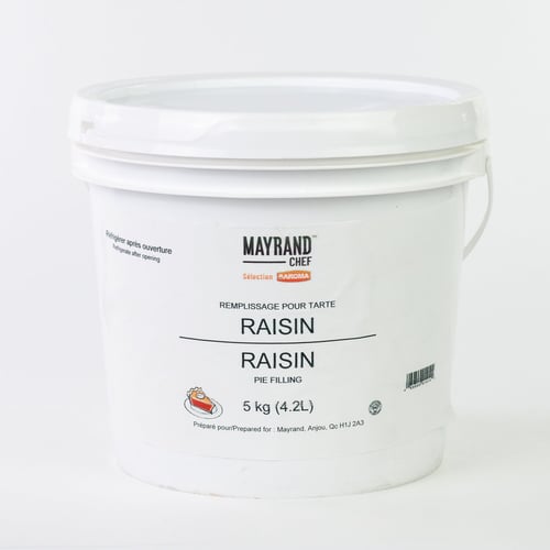 Remplissage pour tarte aux raisins 5 kg