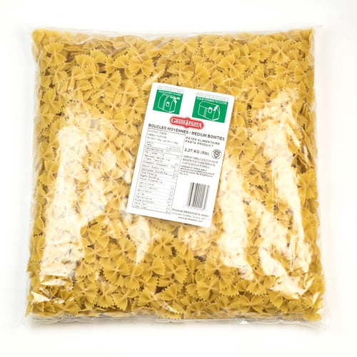 Pâtes boucles taille moyen 5 lb