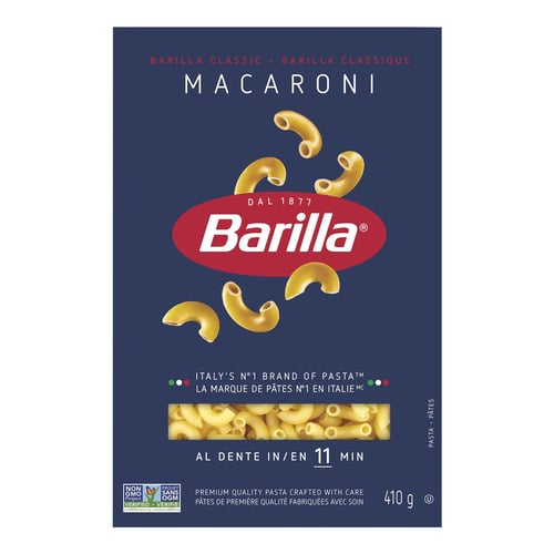 Pâtes macaroni coupé #35 410 g