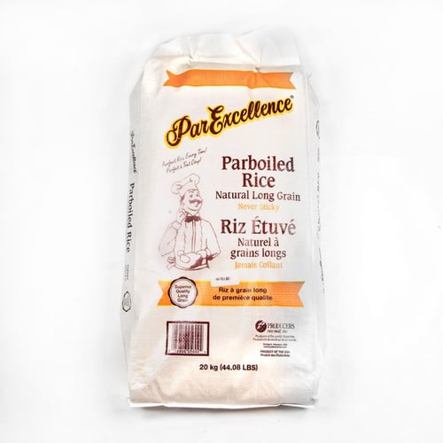 Riz étuvé naturel à grains longs 20 kg