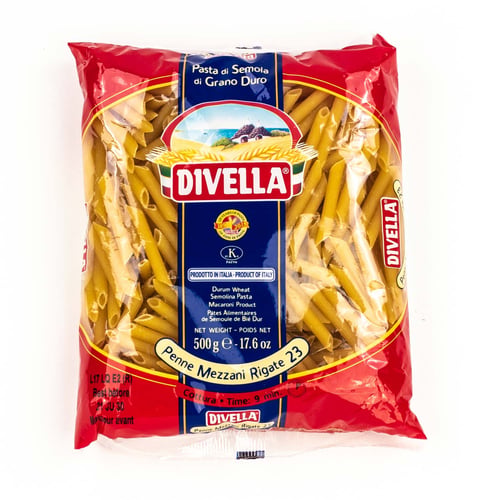 Pâtes penne mezze rigate #23 500 g