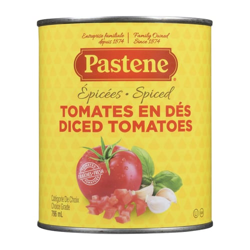 Tomates en dés épicées 796 ml