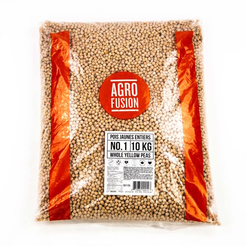 Pois jaunes entiers 10 kg