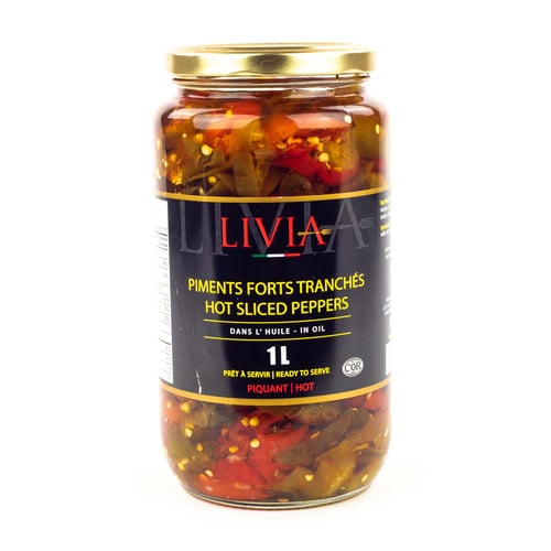 Piments forts tranchés 1 L