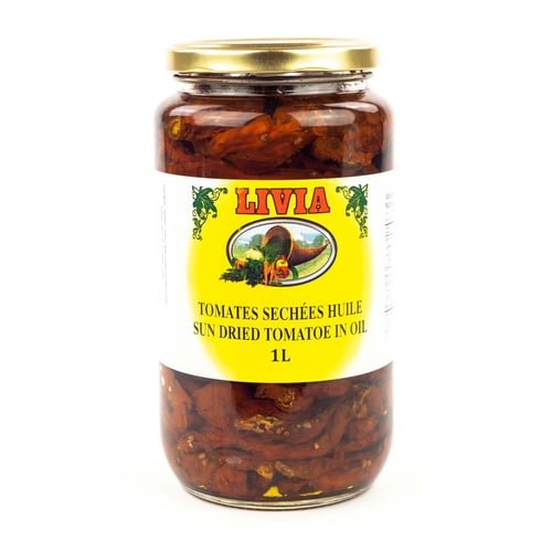 Tomates séchées dans l'huile 1 L