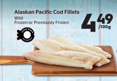 Alaskan Pacific Cod Fillets