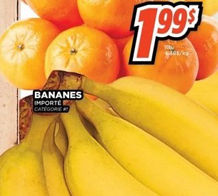 Bananes importées