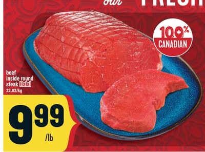 BEEF INSIDE ROUND STEAK