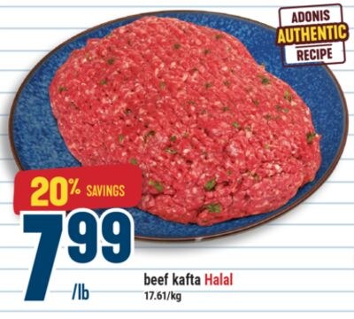 BEEF KAFTA HALAL