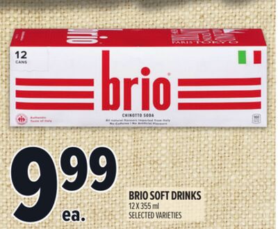 BRIO SOFT DRINKS