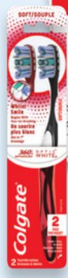 Colgate 360 Advanced Toothbrushes 2 pack