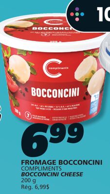 COMPLIMENTS BOCCONCINI CHEESE
