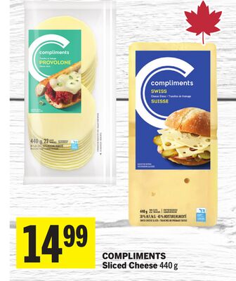 COMPLIMENTS Sliced Cheese
