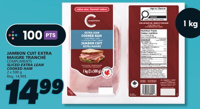 COMPLIMENTS SLICED EXTRA LEAN COOKED HAM