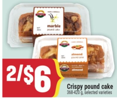 CRISPY POUND CAKE