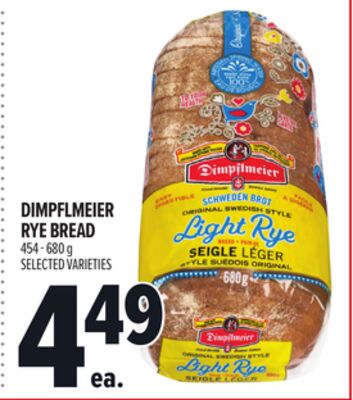 DIMPFLMEIER RYE BREAD