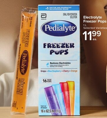 ELECTROLYTE FREEZER POPS