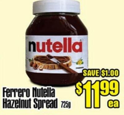Ferrero Nutella Hazelnut Spread
